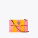 Kurt Geiger Mini Leather Kensington Bag - Pink Combination