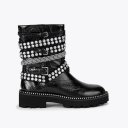 Kurt Geiger Multi Strap Flat Boot - Black Other