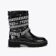 Kurt Geiger Multi Strap Flat Boot - Black Other