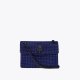 Kurt Geiger Mini Fabric Drench Kensington Bag - Blue Dark Combination