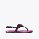 Kurt Geiger Kensington Flat Slingback - Fushia Combination