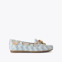 Kurt Geiger Eagle Moccasin - White Comb