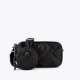 Kurt Geiger Small Recycled Duo Zip Camera Bag - Black