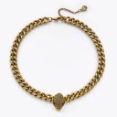Kurt Geiger Eagle Collar Necklace - Gold