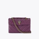 Kurt Geiger Leather Kensington Bag - Wine