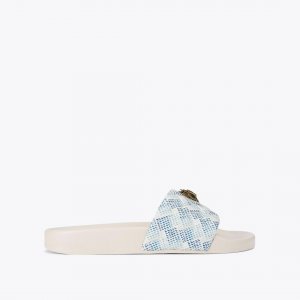 Kurt Geiger Meena Eagle Slide - White Comb