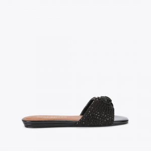 Kurt Geiger Kensington Flat Sandal - Black
