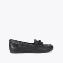 Kurt Geiger Eagle Moccasin Drench Flat - Black