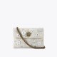 Kurt Geiger Medium Flower Kensington Bag - Bone