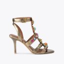 Kurt Geiger Octavia High Gladiator Heel - Bronze Combination