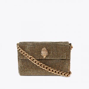 Kurt Geiger Small Party Bag - Gold
