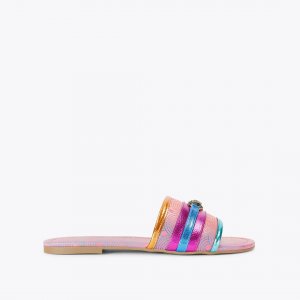Kurt Geiger Southbank Flat Sandal - Pink