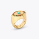 Kurt Geiger Rainbow Eye Ring - Multi / Other