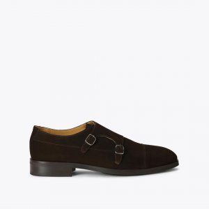 Kurt Geiger Mens Hunter Monk - Dark Brown