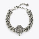 Kurt Geiger Xl Eagle Chunky Bracelet - Gunmetal