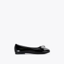 Kurt Geiger Kids Eagle Bow Ballet Flat - Black