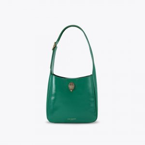 Kurt Geiger Small Bond Hobo Bag - Green