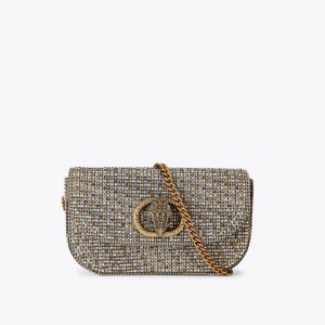 Kurt Geiger Small Chelsea Cross Body Bag - Beige Combination