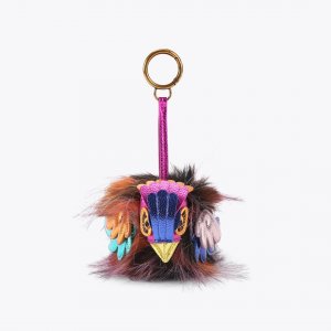 Kurt Geiger Pom Pom Bird Charm - Multi / Other