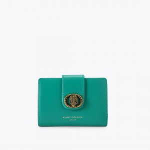 Kurt Geiger Chelsea Fold Wallet - Green Other