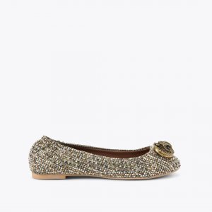 Kurt Geiger Chelsea Ballet Flat - Beige Combination