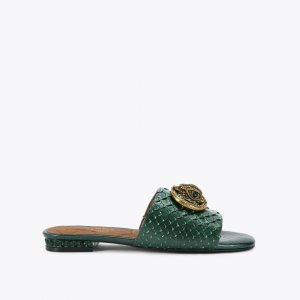 Kurt Geiger Chelsea Flat Sandal - Green