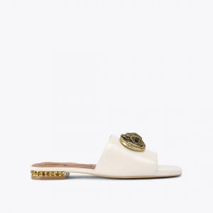 Kurt Geiger Chelsea Flat Sandal - Bone