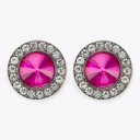Kurt Geiger Octavia Stud Earrings - Pink
