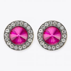 Kurt Geiger Octavia Stud Earrings - Pink
