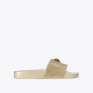 Kurt Geiger Meena Eagle Slide - Gold