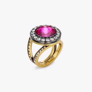 Kurt Geiger Small Octavia Ring - Pink