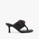 Kurt Geiger Puff Heel Sandal - Black