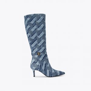 Kurt Geiger Kensington Flexi Knee Boot - Denim