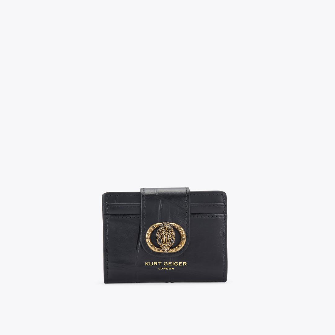 Kurt Geiger Chelsea Card Wallet - BLACK