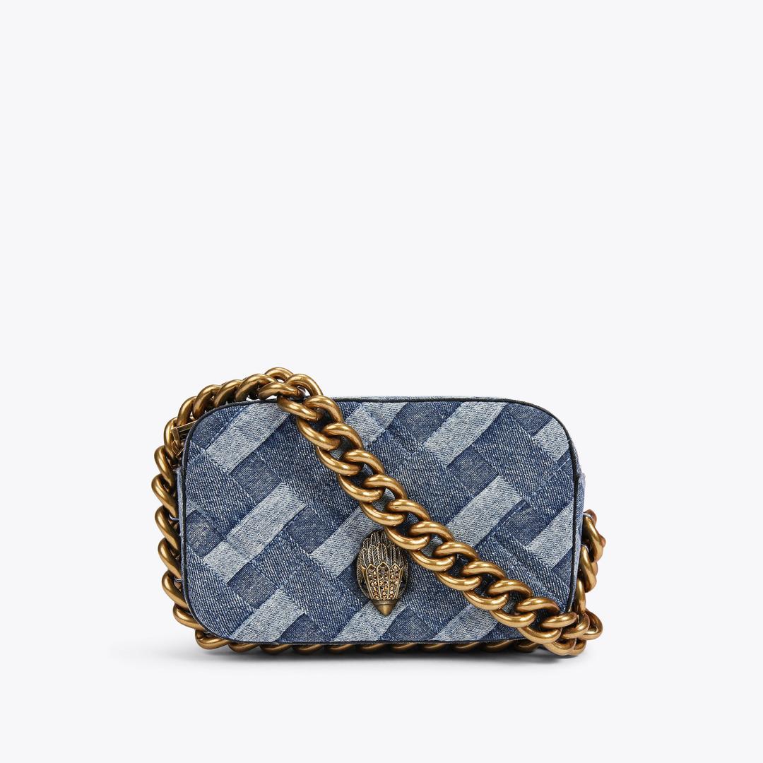Kurt Geiger Small Denim Kensington Camera Bag - Denim