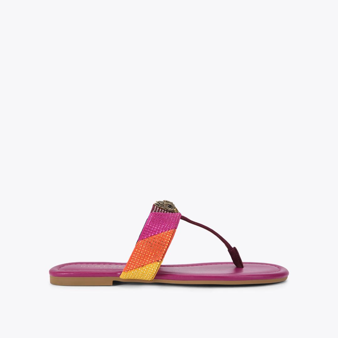 Kurt Geiger Kensington T-bar Sandal - Multi / Other