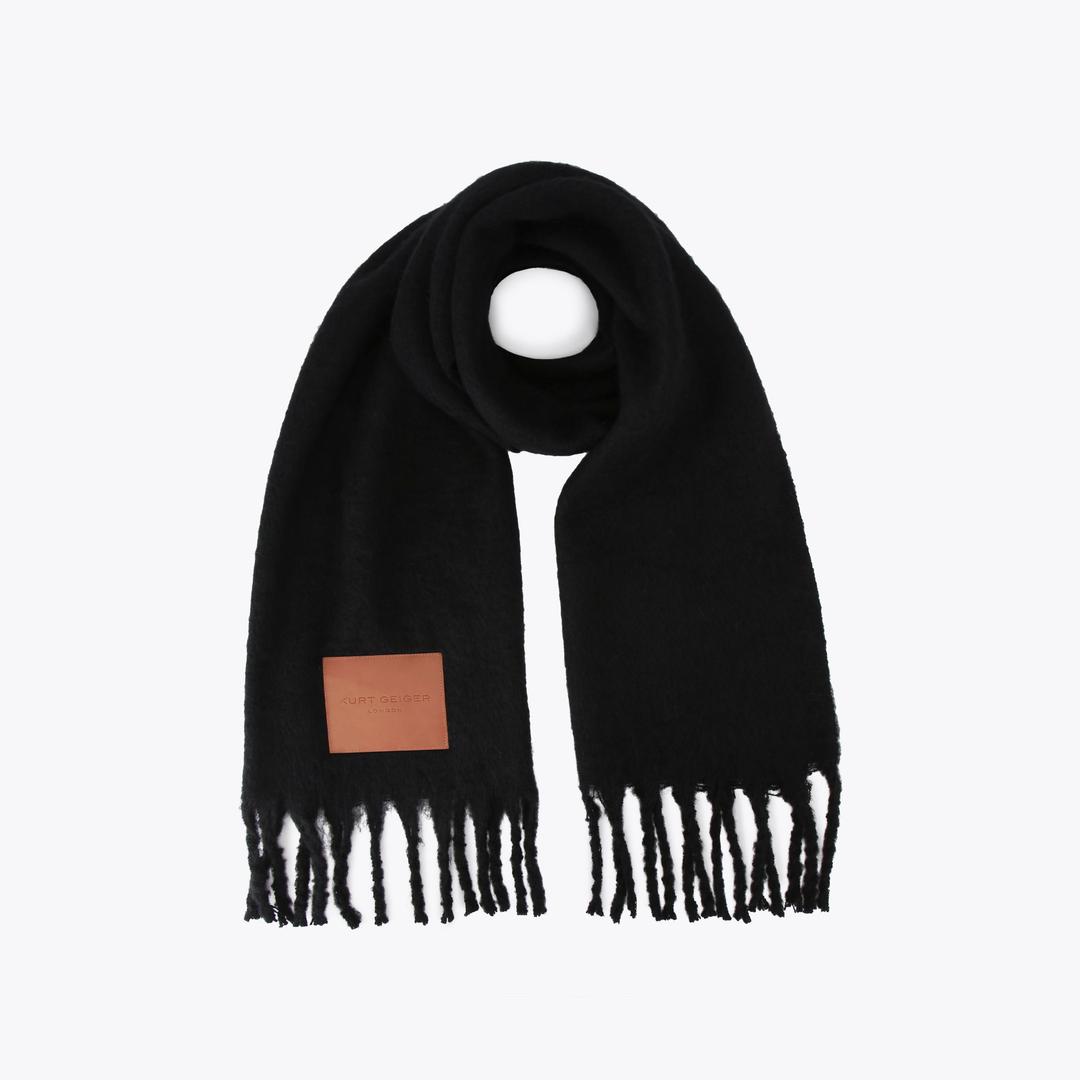 Kurt Geiger Yarndye Scarf - Black