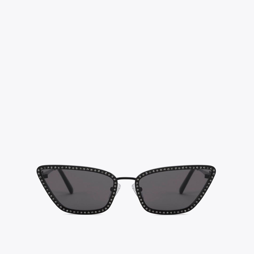 Kurt Geiger Small Shoreditch Cat Eye Sunglasses - Black