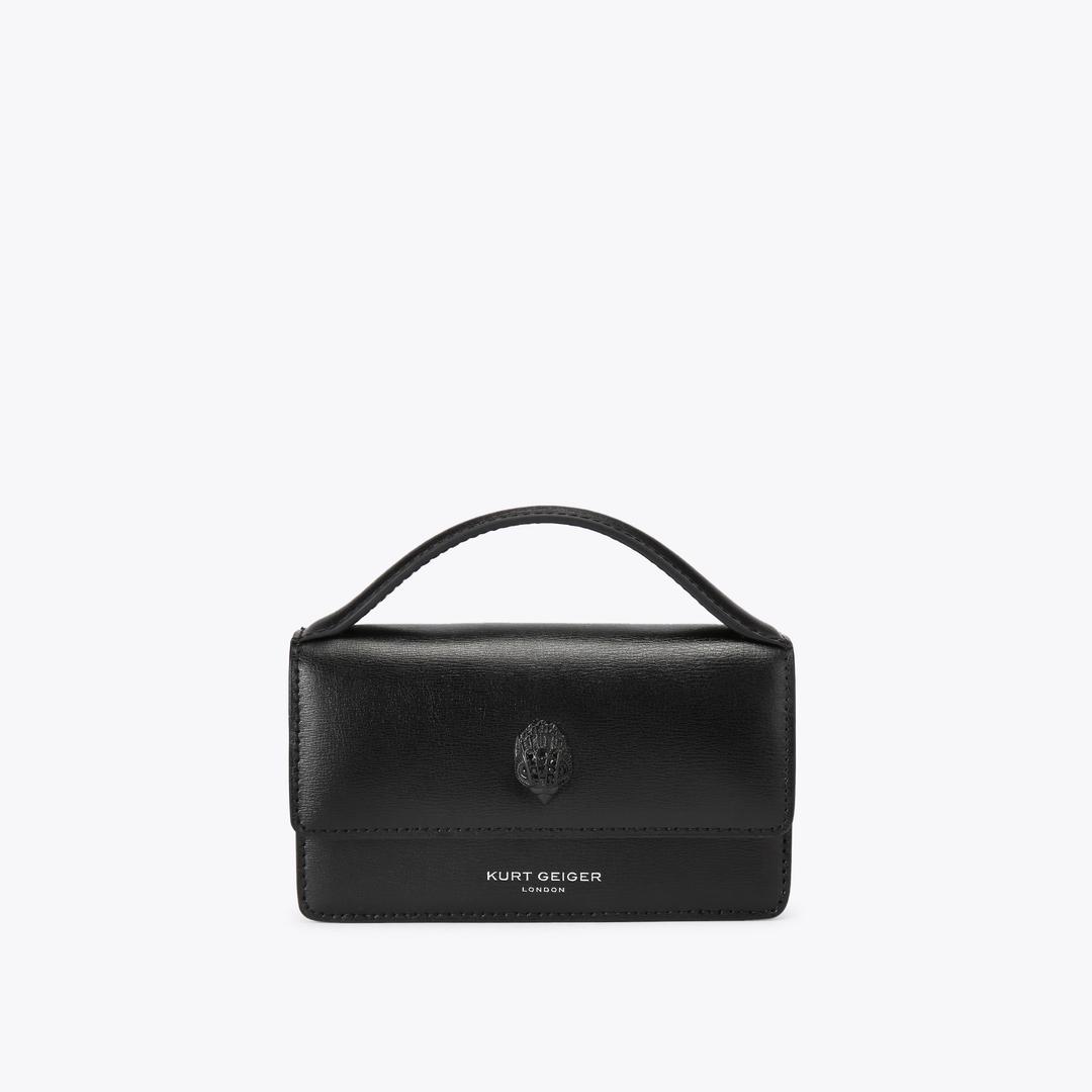 Kurt Geiger Extra Small Bond Drench Top Handle Bag - Black