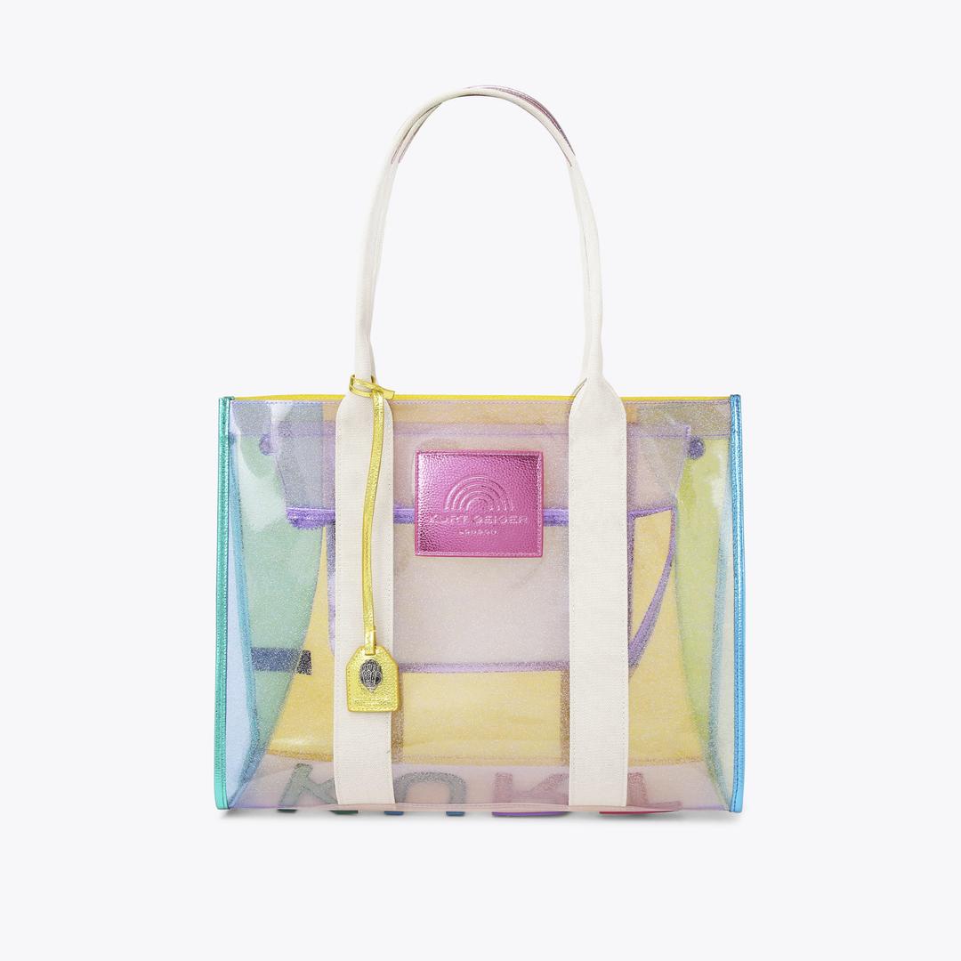 Kurt Geiger Large Vinyl Southbank Tote Bag - Multi / Other