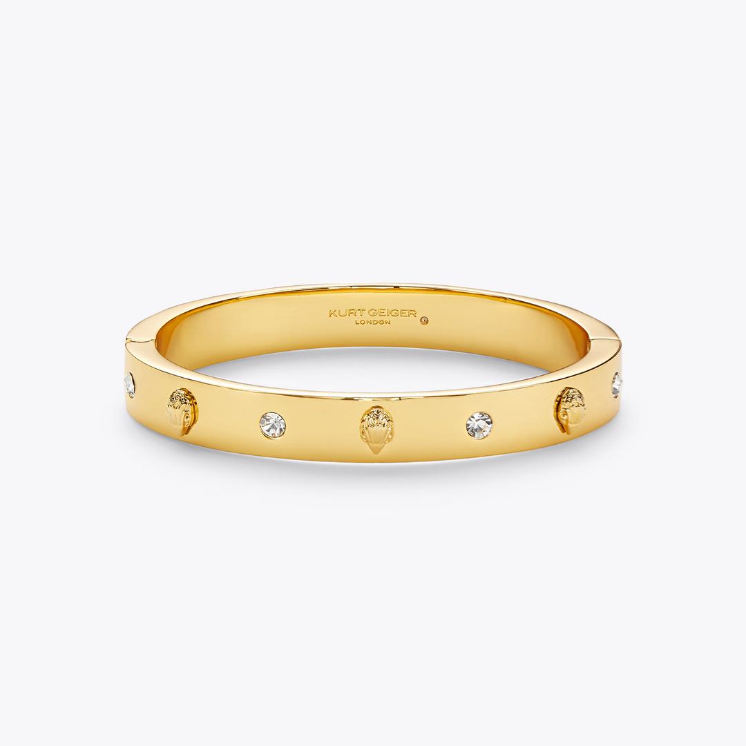 Kurt Geiger Metal Eagle Bangle - Gold