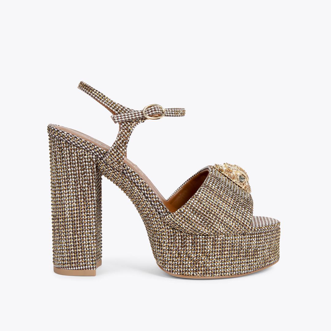 Kurt Geiger Kensington Platform Heel - Beige