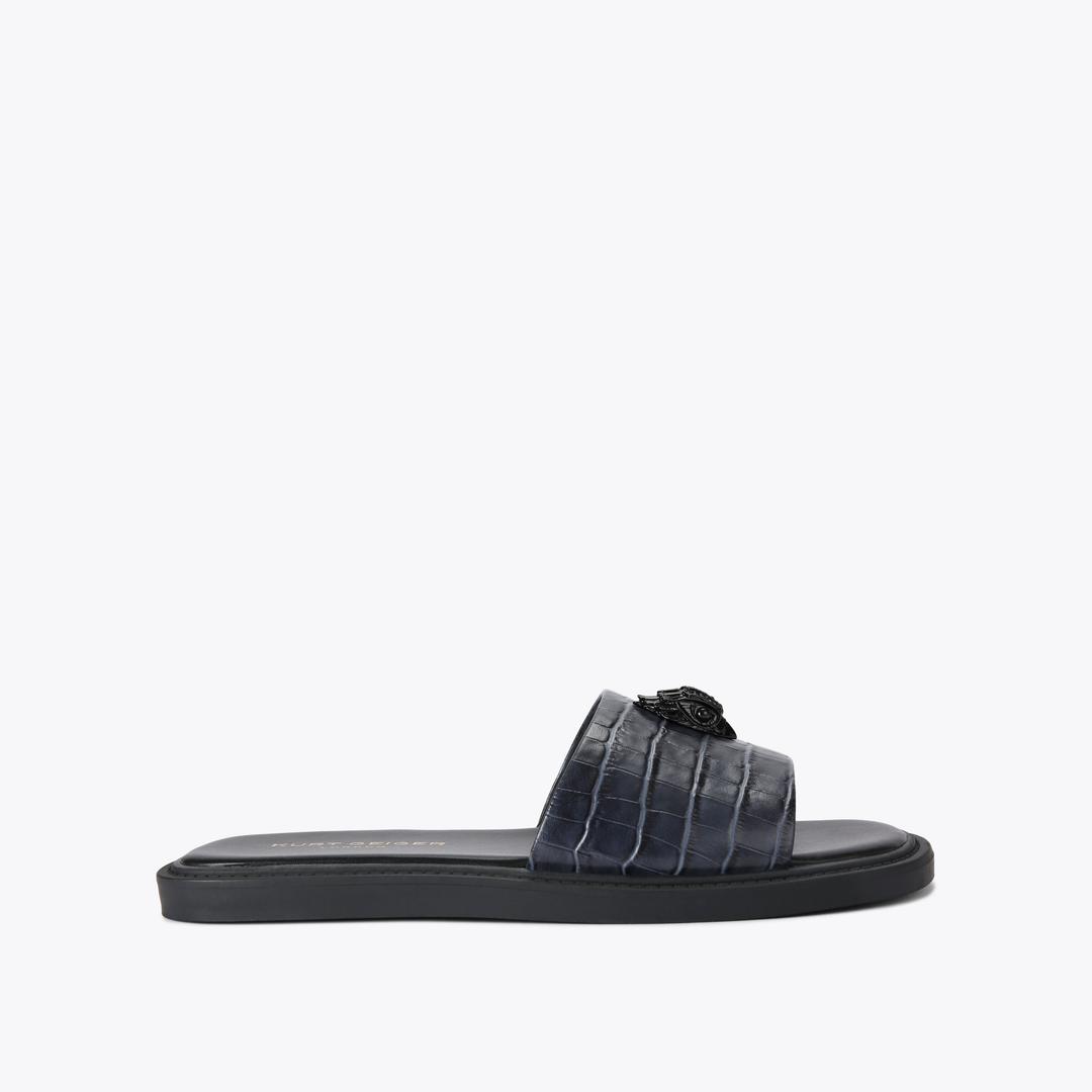 Kurt Geiger Oscar Slide Sandal - Navy