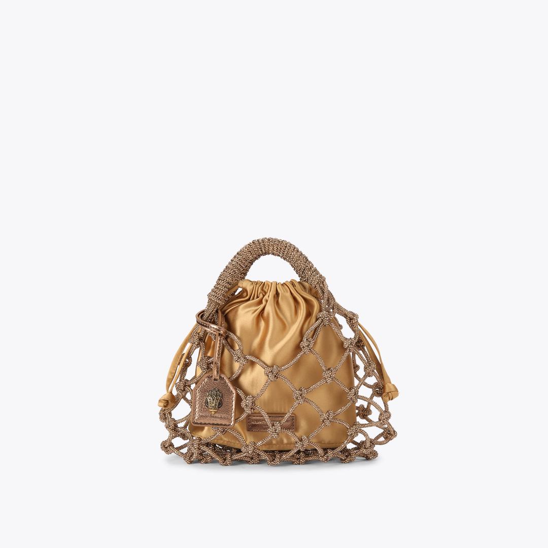 Kurt Geiger Small Macrame Bag - Bronze