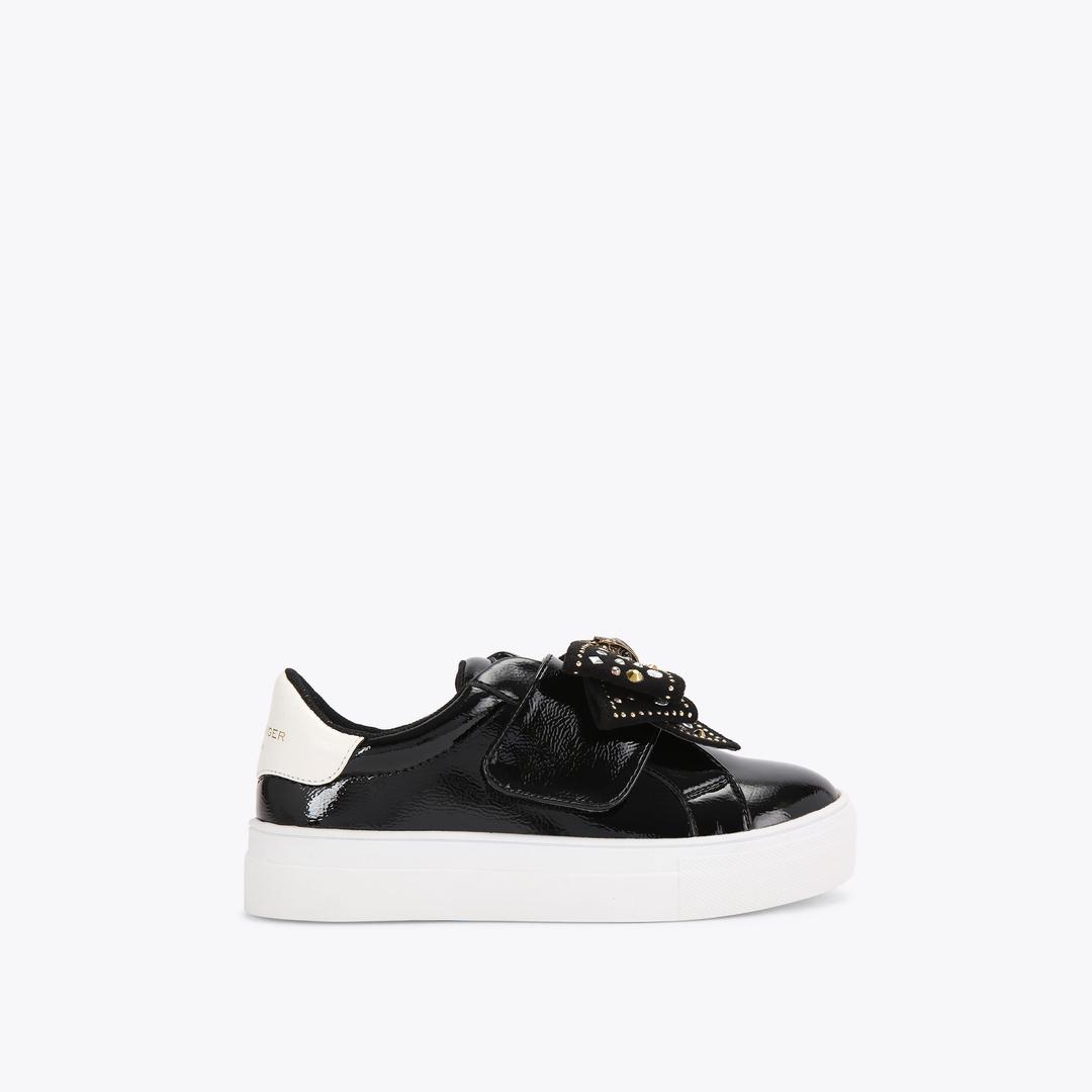 Kurt Geiger Mini Laney Bow Sneaker - Black