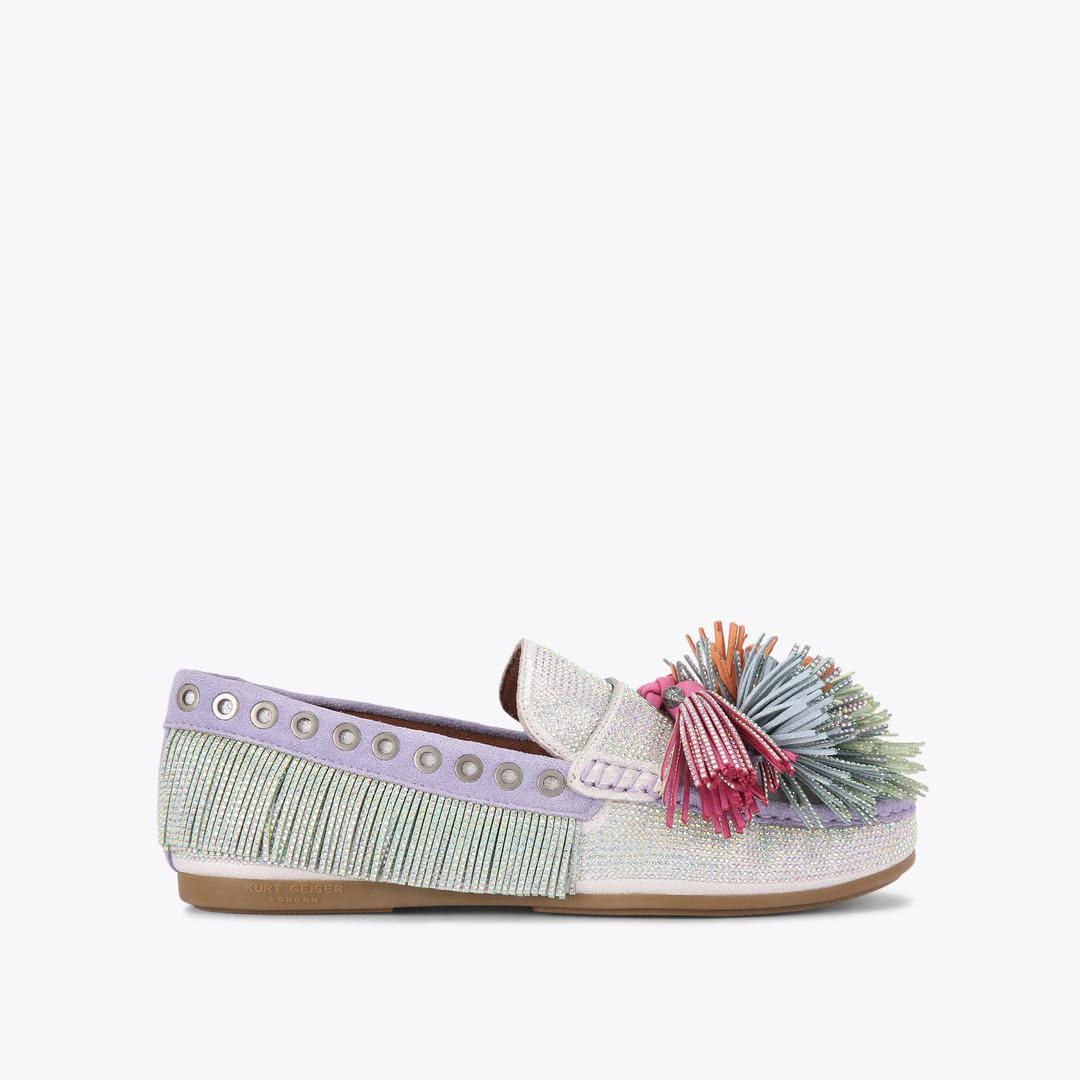 Kurt Geiger Pom Pom Moccasin - Multi / Other