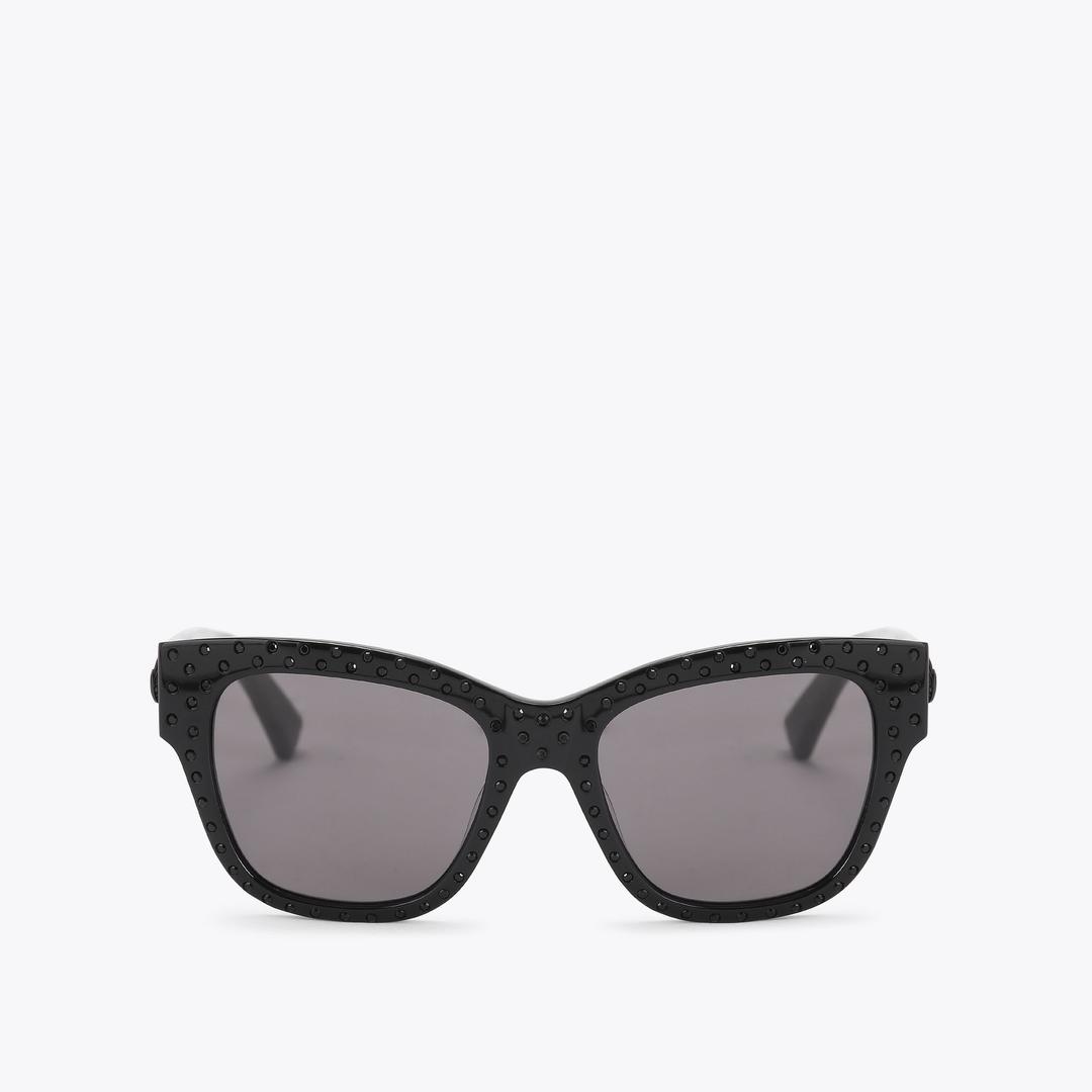 Kurt Geiger Shoreditch Square Sunglasses - Black
