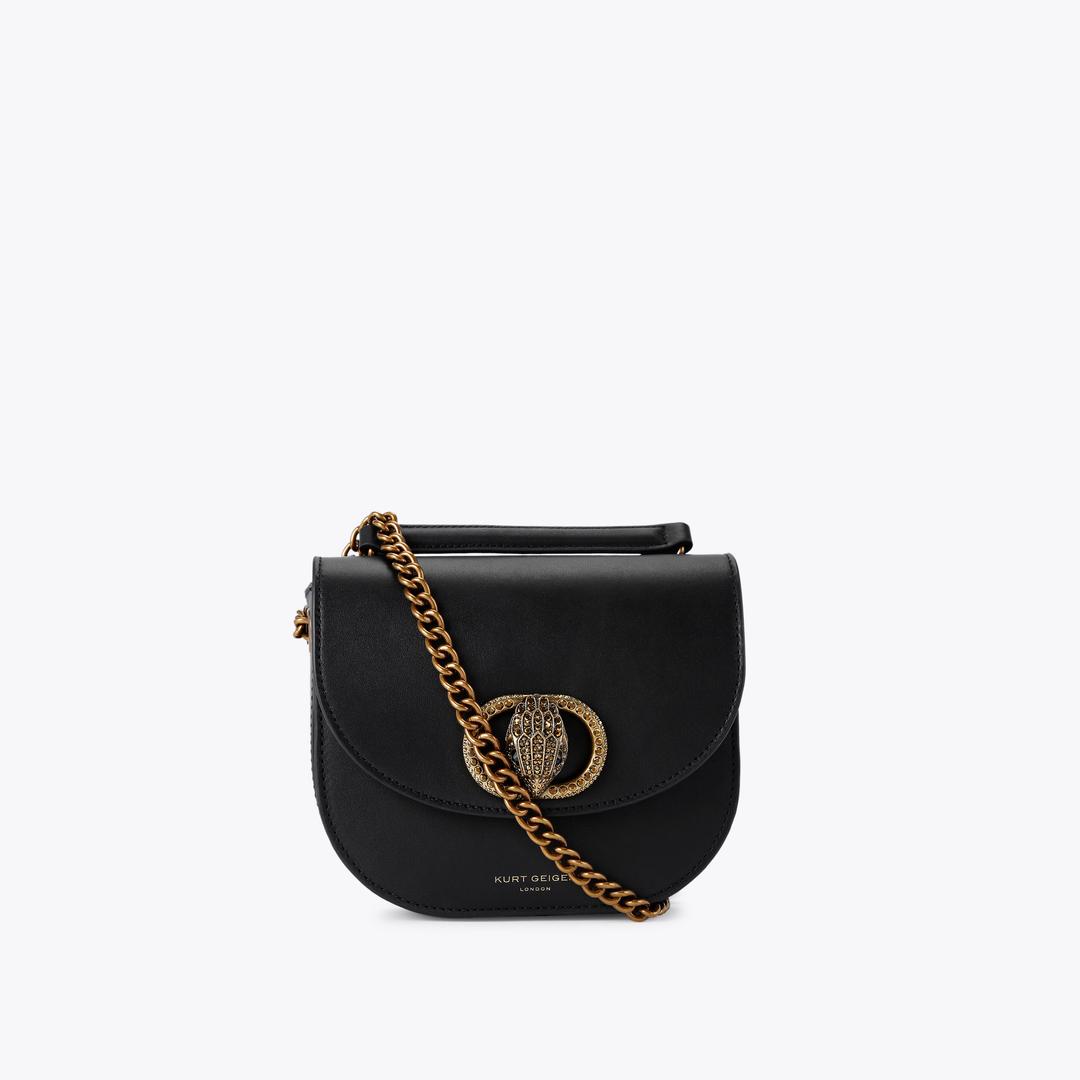 Kurt Geiger Chelsea Saddle Bag - Black