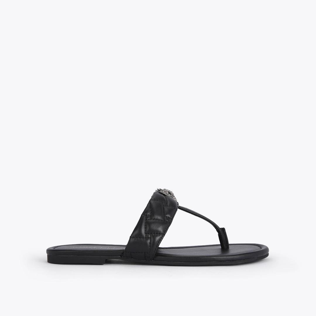 Kurt Geiger Kensington T-bar Sandal - Black