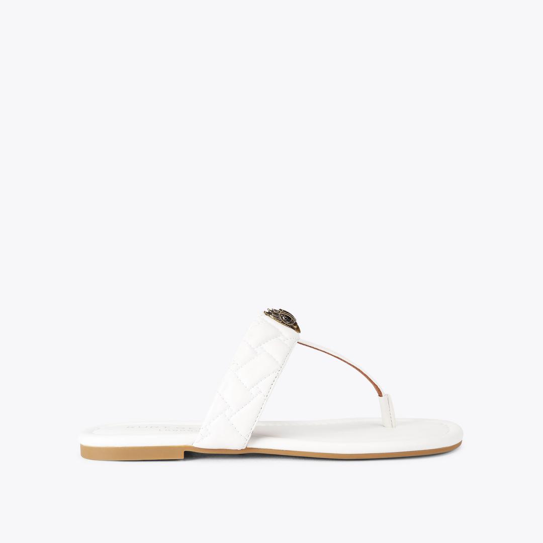 Kurt Geiger Kensington T-bar Sandal - White Other